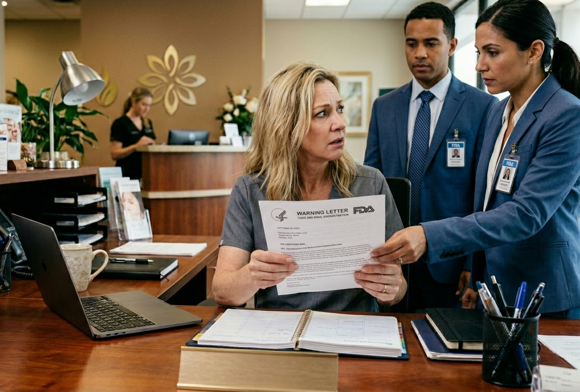 fda issued warning letter to medical spa owner