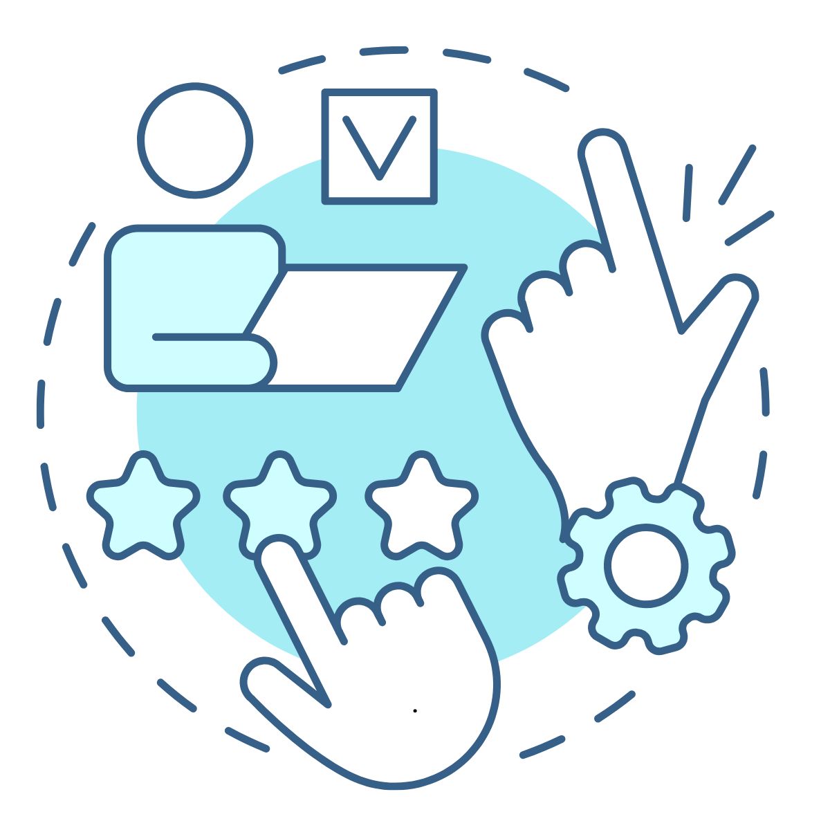 Ease of use icon infinitrak