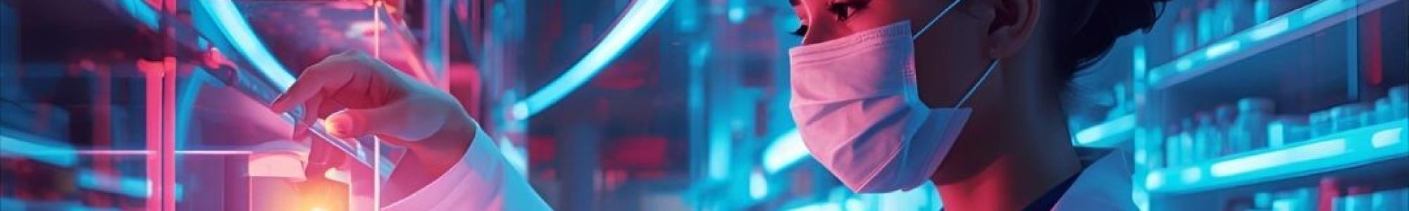 pharmacist choosing medicines